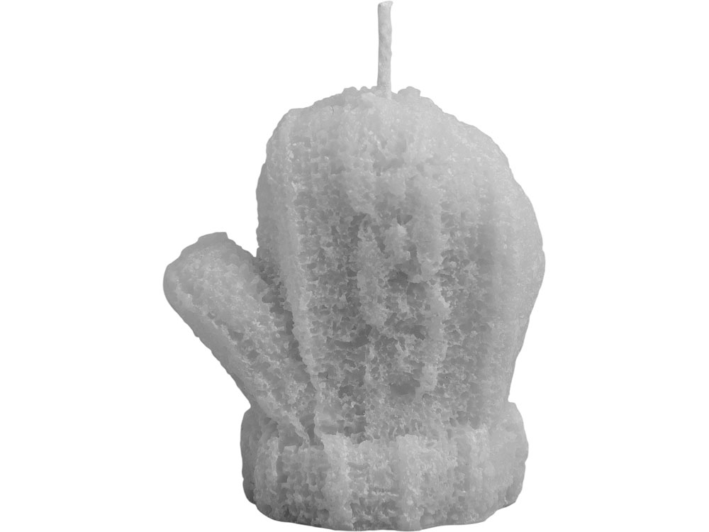 Свеча Рукавичка, серый