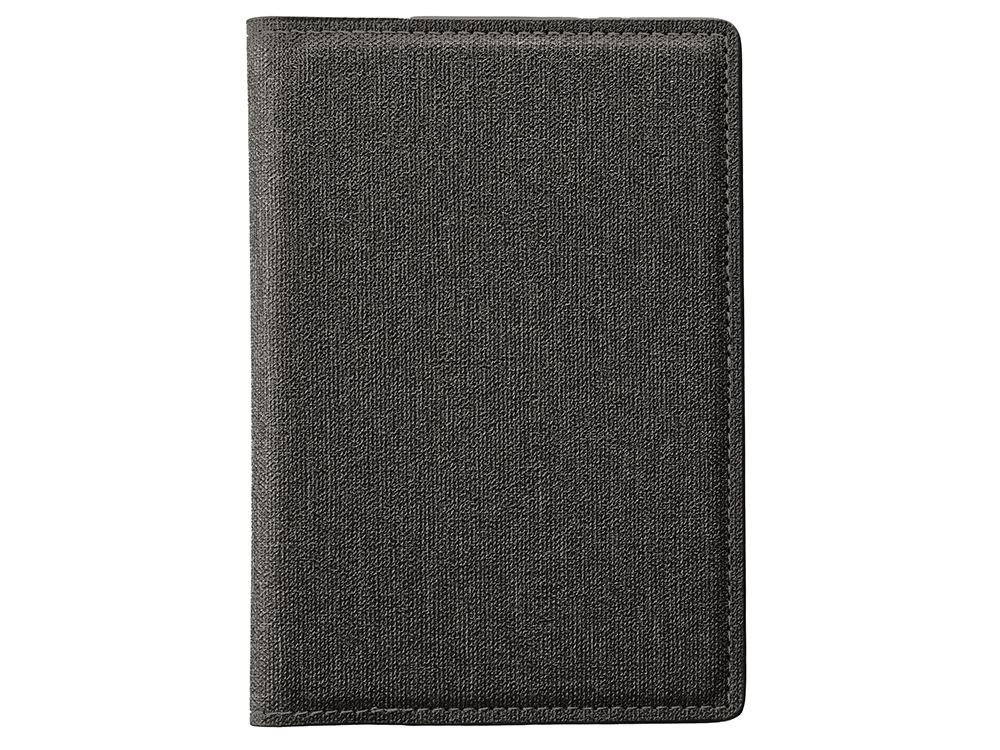 Подарочный набор Consul: обложка для паспорта и картхолдер, серый