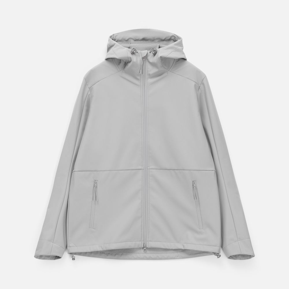 Куртка софтшелл унисекс Traffic, серая