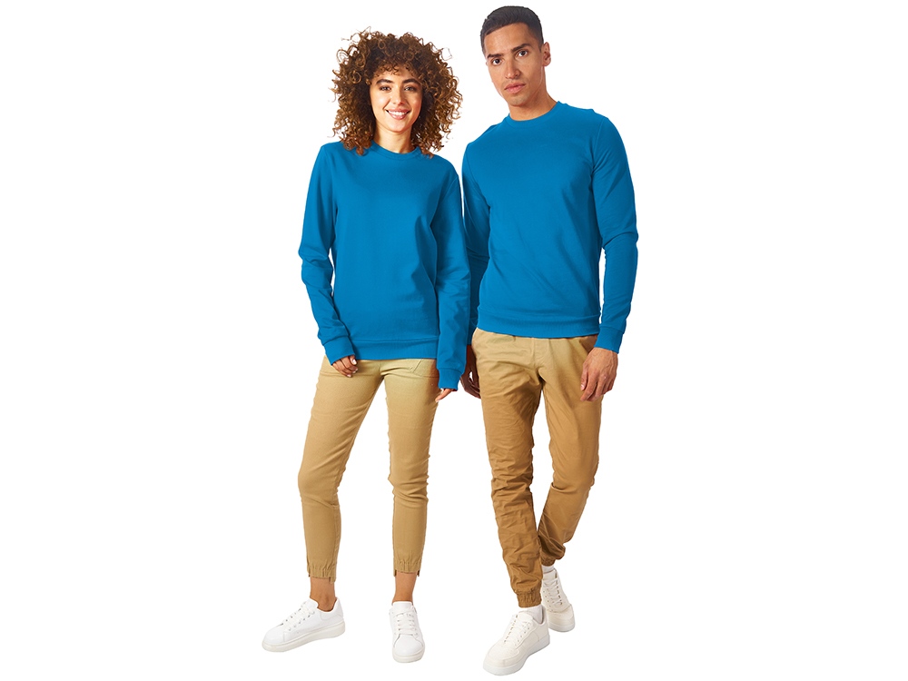 Свитшот Motion унисекс с начесом, голубой Свитшот Motion унисекс с начесом, голубой