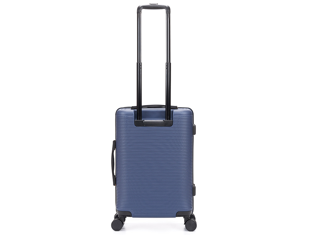 Чемодан TORBER Onego, синий, ABS-пластик, 59,5 х 39,5 х 24 см, 46 л