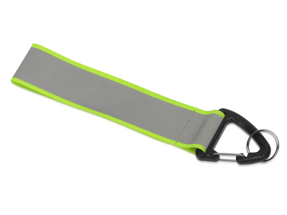Светоотражающий брелок Reflector, серебристый/неоновый зеленый Светоотражающий брелок Reflector, серебристый/неоновый зеленый