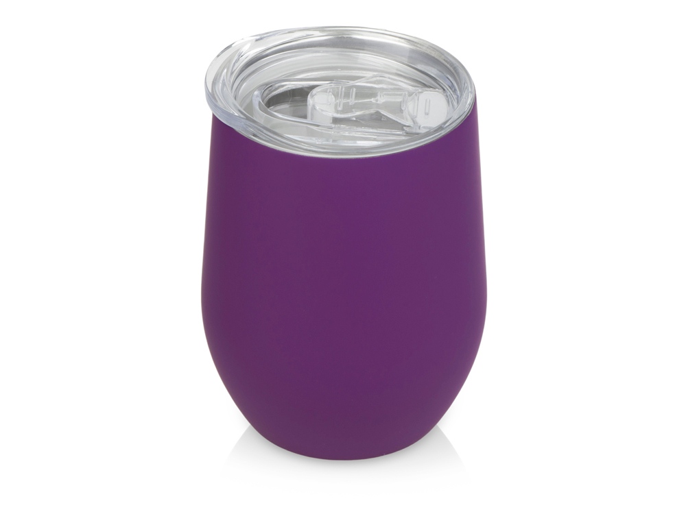 Подарочный набор с термокружкой и повербанком С1, 5000 mAh, фиолетовый