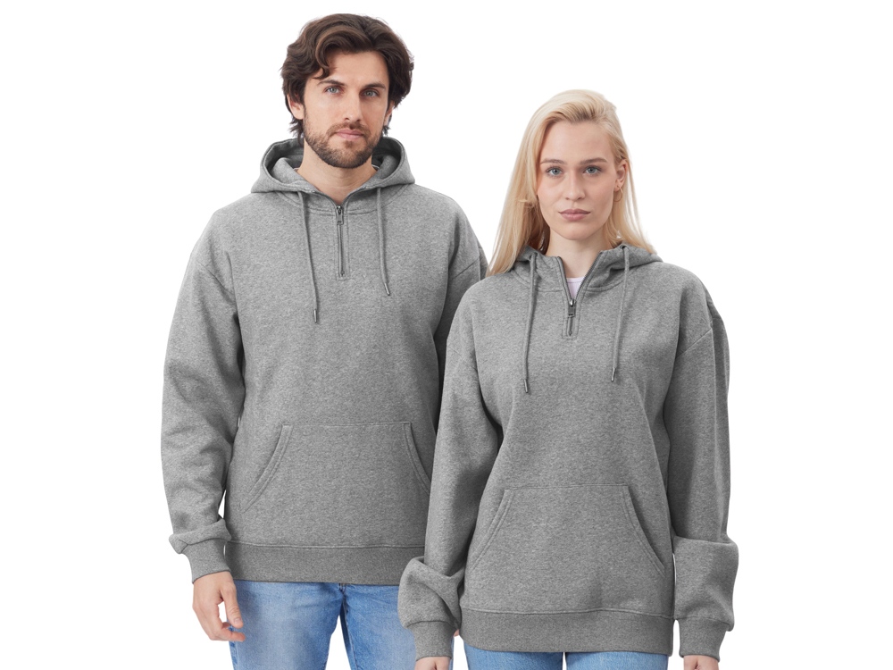 Худи Hamburg, серый меланж