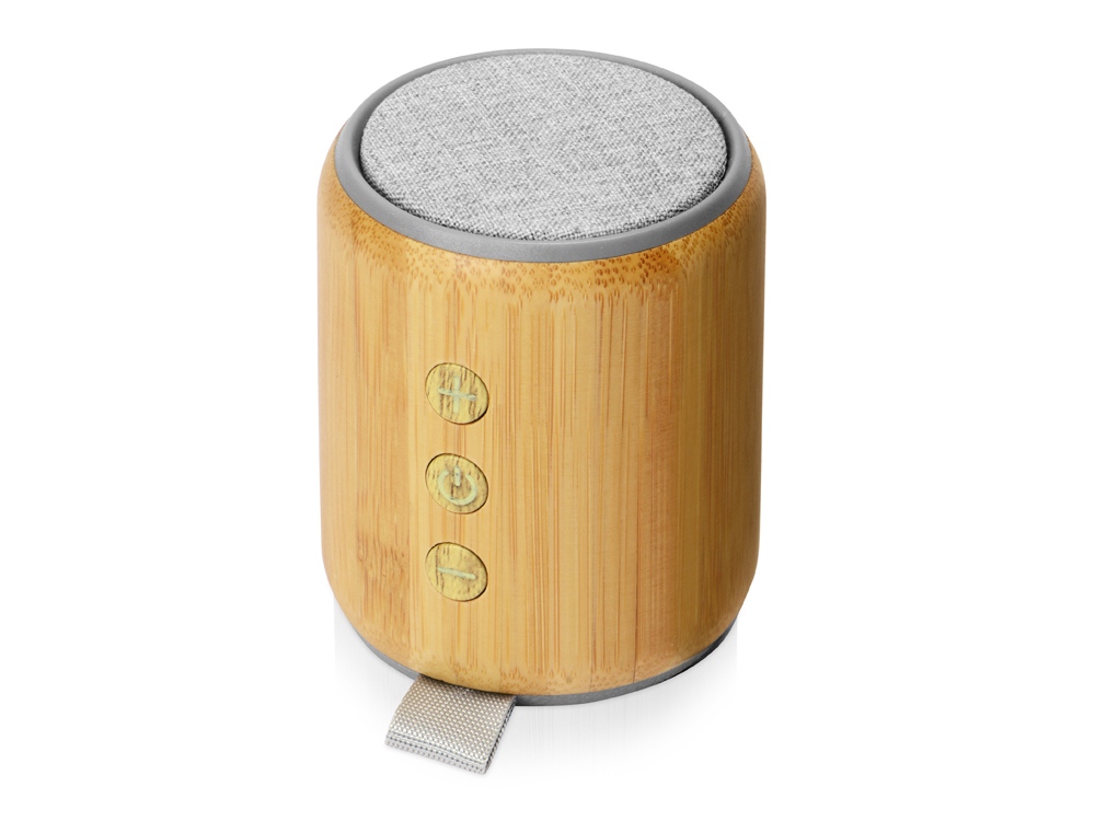 Портативная колонка из бамбука Bongo, натуральный (Р) Портативная колонка из бамбука Bongo, натуральный (Р)