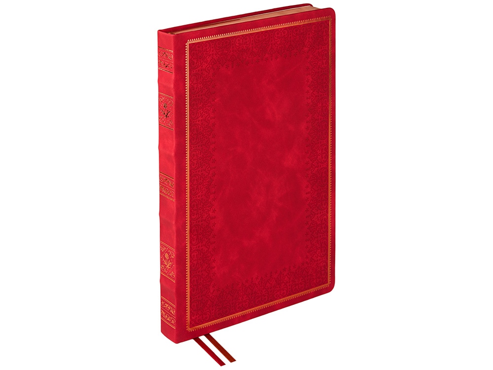 Ежедневник недатированный А4 Royal, красный с бронзовым срезом Ежедневник недатированный А4 Royal, красный с бронзовым срезом