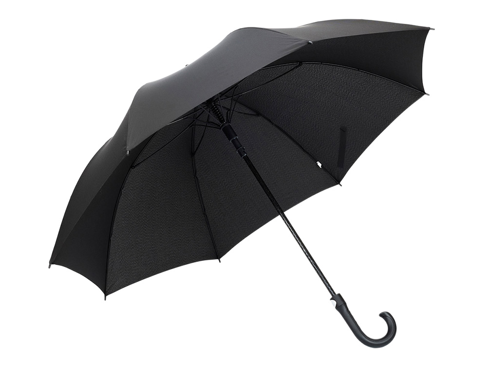 Зонт трость мужской TORBER, полуавтомат, черный, каркас файбергласс, эпонж, пластиковая ручка, диаметр 120 см Зонт трость мужской TORBER, полуавтомат, черный, каркас файбергласс, эпонж, пластиковая ручка, диаметр 120 см