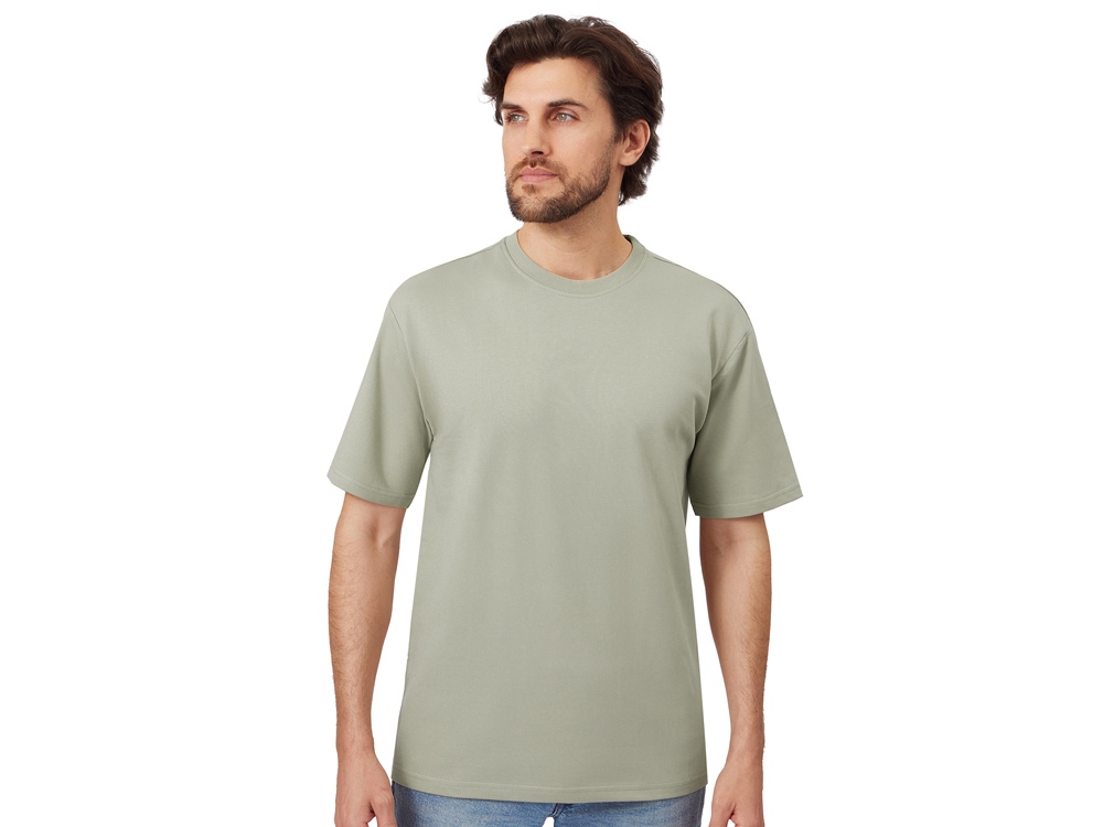 Футболка из френч терри Warsaw унисекс 220гр, оливковый