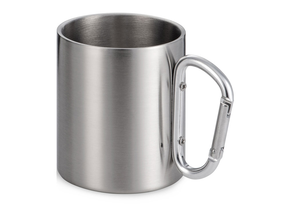 Подарочный набор с термосом и кружкой, серебристый/синий