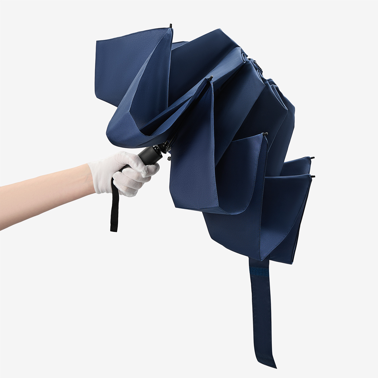 Зонт обратного сложения Олимп (Olymp), синий Зонт обратного сложения Олимп (Olymp), синий