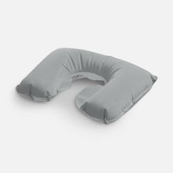 Надувная подушка под шею в чехле Sleep, темно-серая Надувная подушка под шею в чехле Sleep, темно-серая