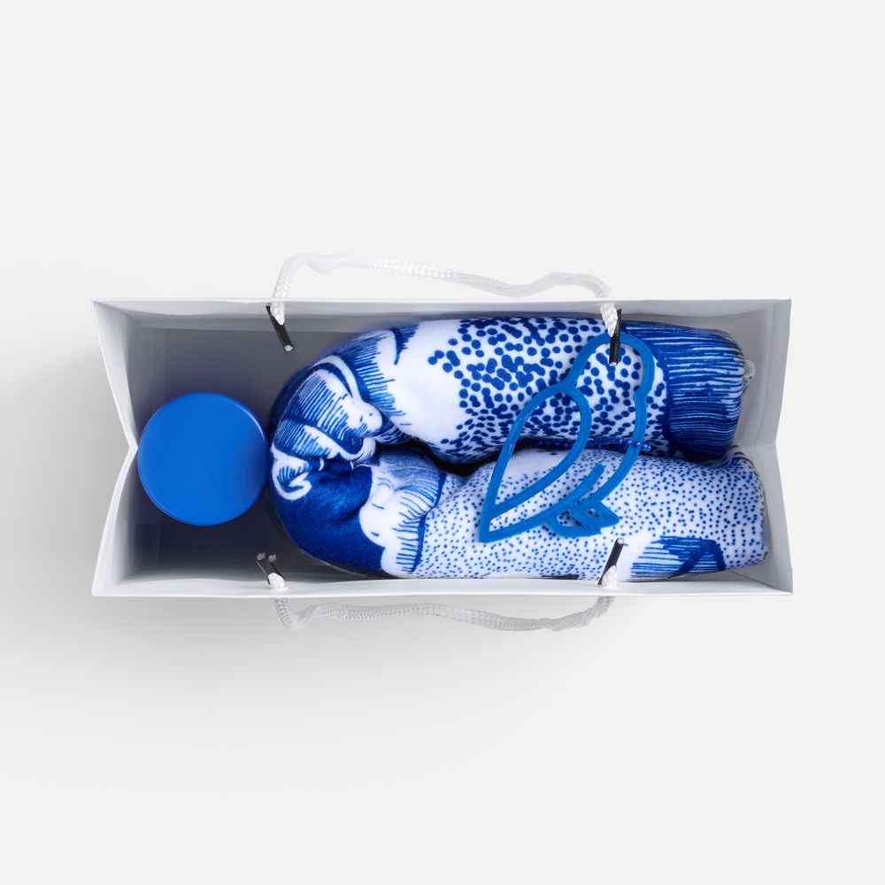 Набор «Год чудес», белый с синим Набор «Год чудес», белый с синим