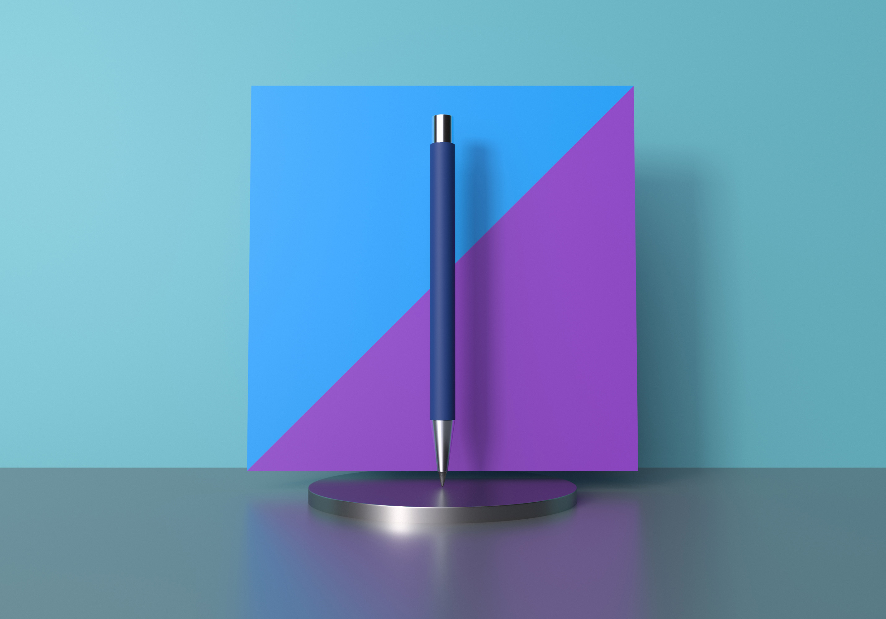 Карандаш "Aurora", покрытие soft touch