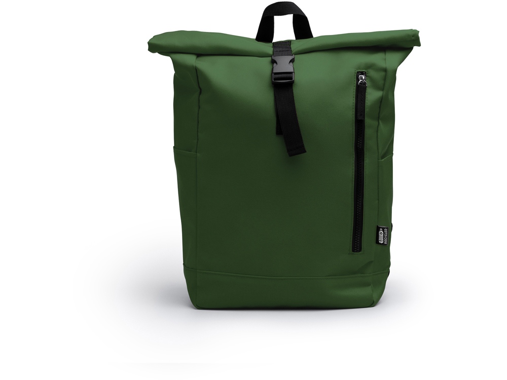 Рюкзак из RPET полиэстера DRONTE, темно-зеленый Рюкзак из RPET полиэстера DRONTE, темно-зеленый
