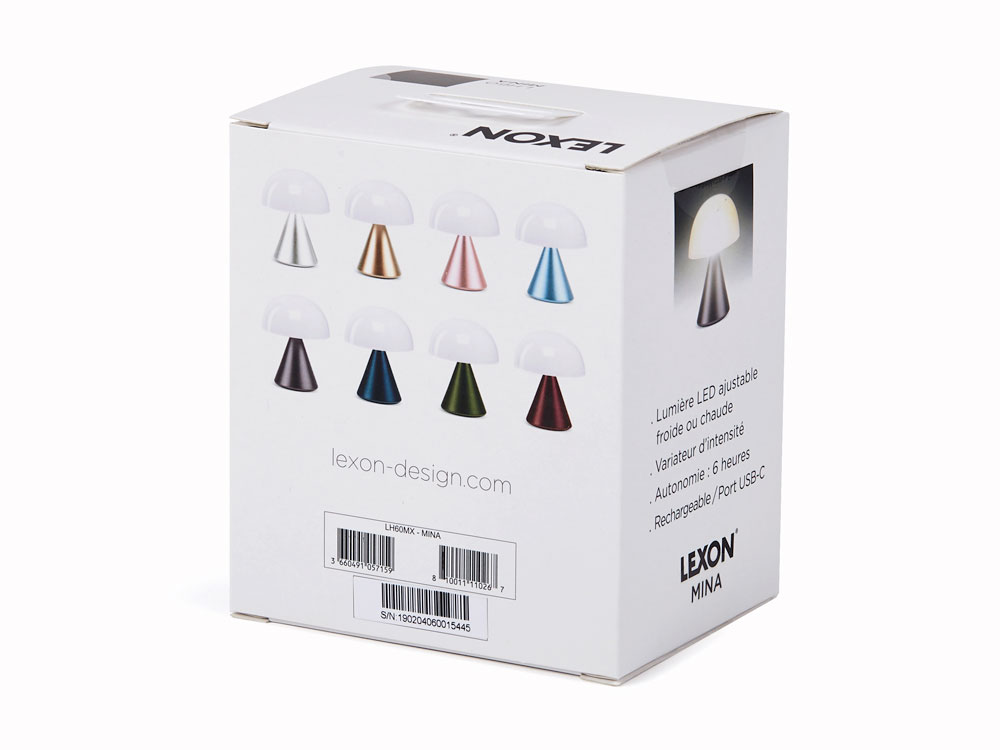 Лампа интерьерная Mina, Gun metal