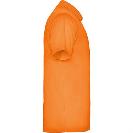 Футболка поло MONZHA мужская, ФЛУОРЕСЦЕНТНЫЙ ОРАНЖЕВЫЙ L