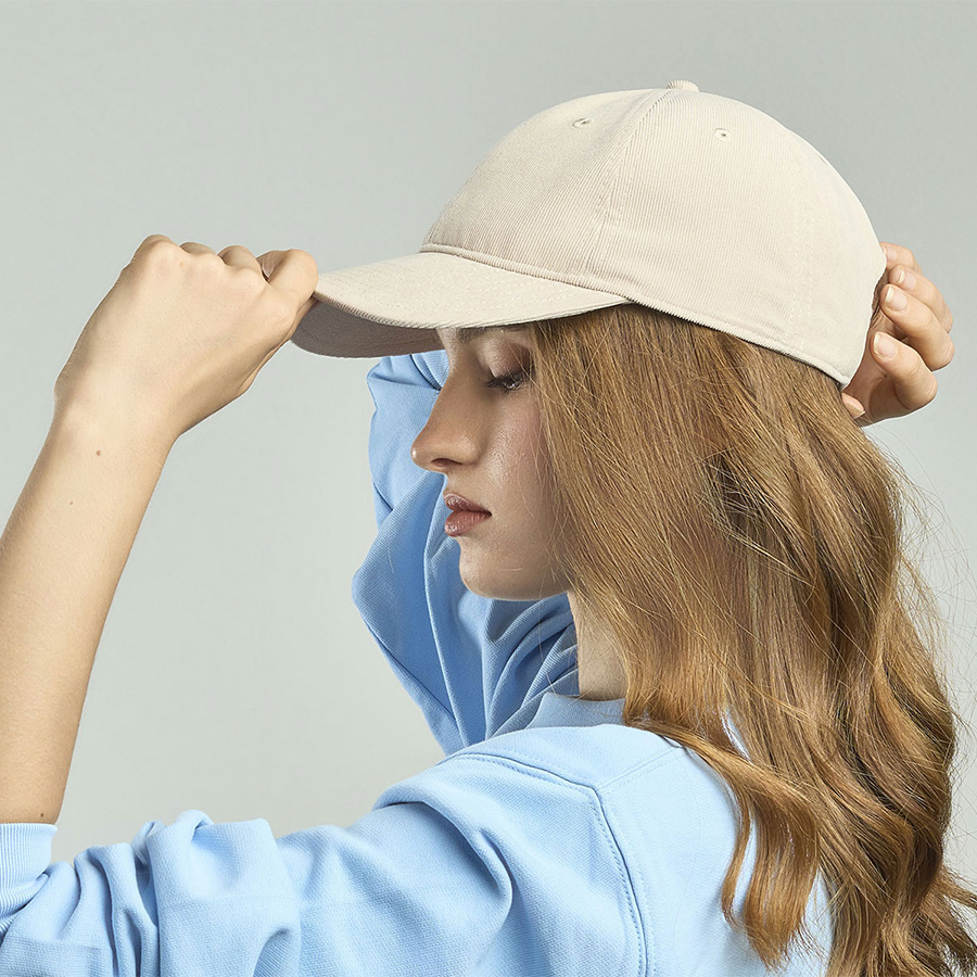 Бейсболка CREEP-S, 6 клиньев, металлическая застежка