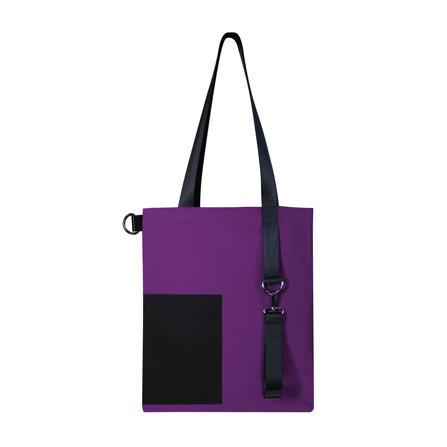 Шоппер Superbag Color (фиолетовый с черным)