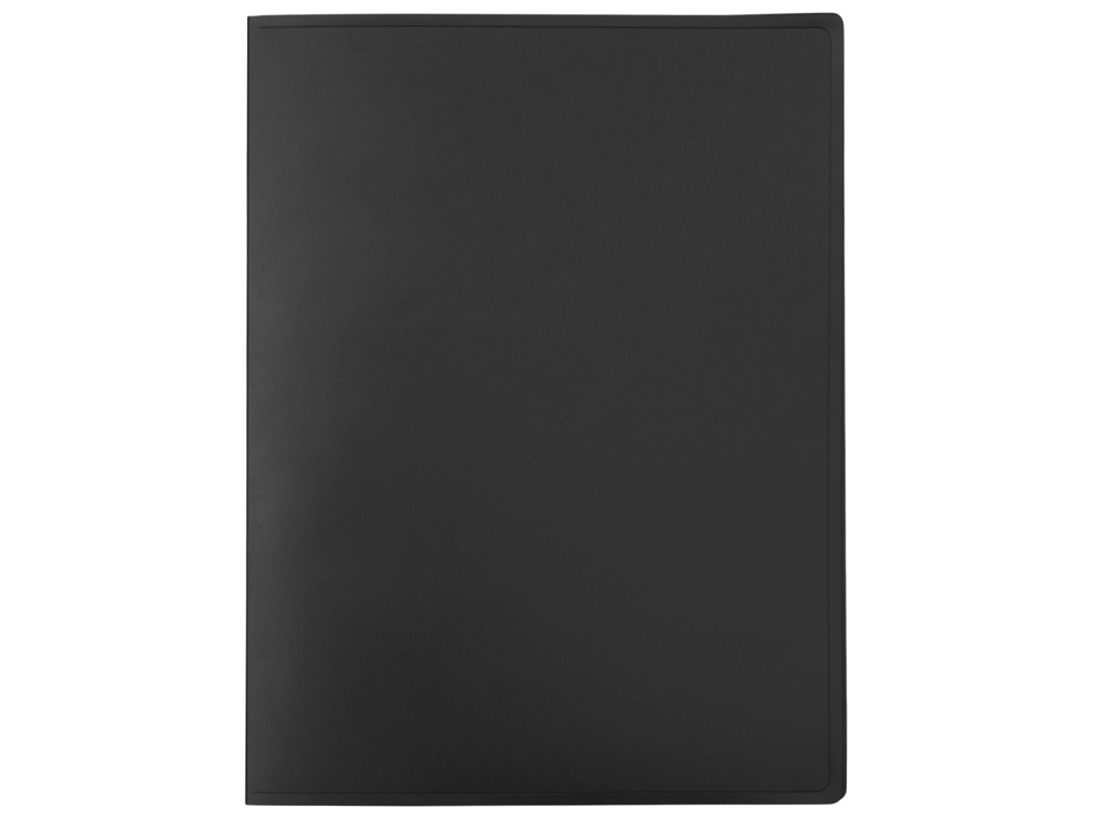 Папка пластиковая с 2 кольцами, черный