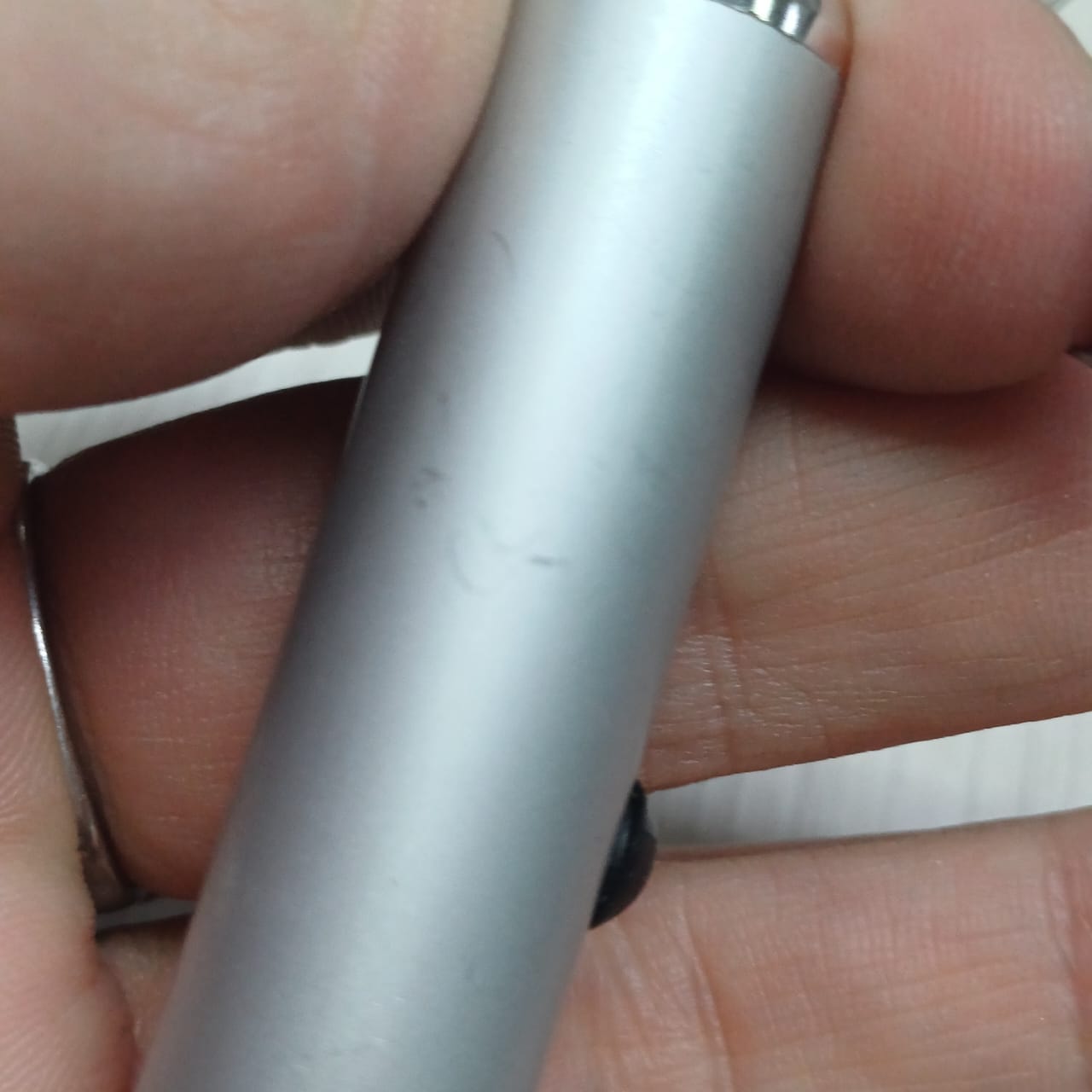 Брелок-фонарик Карабин, серебристый (Р)