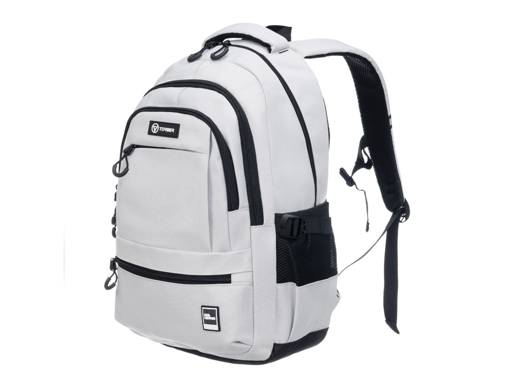 Рюкзак TORBER CLASS X, молочный, 46 х 32 х 13 см + Мешок для сменной обуви в подарок! Рюкзак TORBER CLASS X, молочный, 46 х 32 х 13 см + Мешок для сменной обуви в подарок!