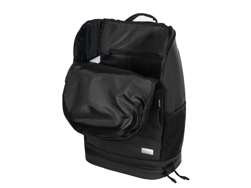 Рюкзак Gym с отделением для обуви, черный (с шильдом) (Р)