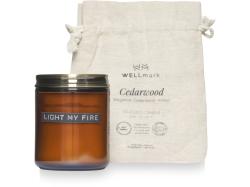 Wellmark свеча с ароматом кедрового дерева среднего размера - Amber heather Wellmark свеча с ароматом кедрового дерева среднего размера - Amber heather