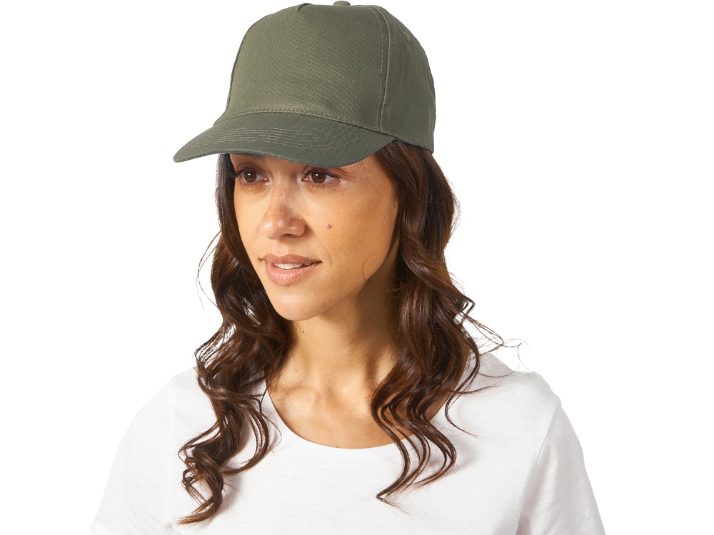 Бейсболка Memphis 5-ти панельная 165 гр, оливковый