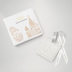 Ароматическое саше, чистый хлопок, молочный