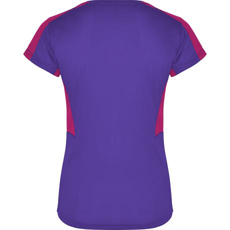 Спортивная футболка SUZUKA женская, ЛИЛОВЫЙ/ТЕМНО-РОЗОВЫЙ XL