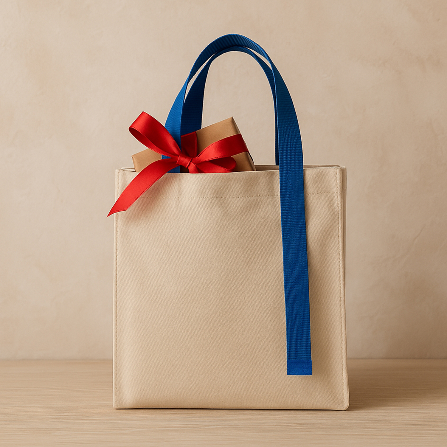 Шоппер Superbag Pack (S) (неокрашенный с синим)