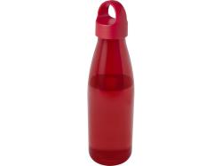 Bergen бутылка для воды объемом 800 мл из переработанной пластмассы, красный