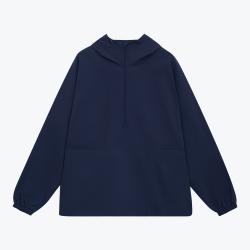 Ветровка (анорак) оверсайз унисекс RISSMAN, темно-синяя, размер XL/XXL Ветровка (анорак) оверсайз унисекс RISSMAN, темно-синяя, размер XL/XXL