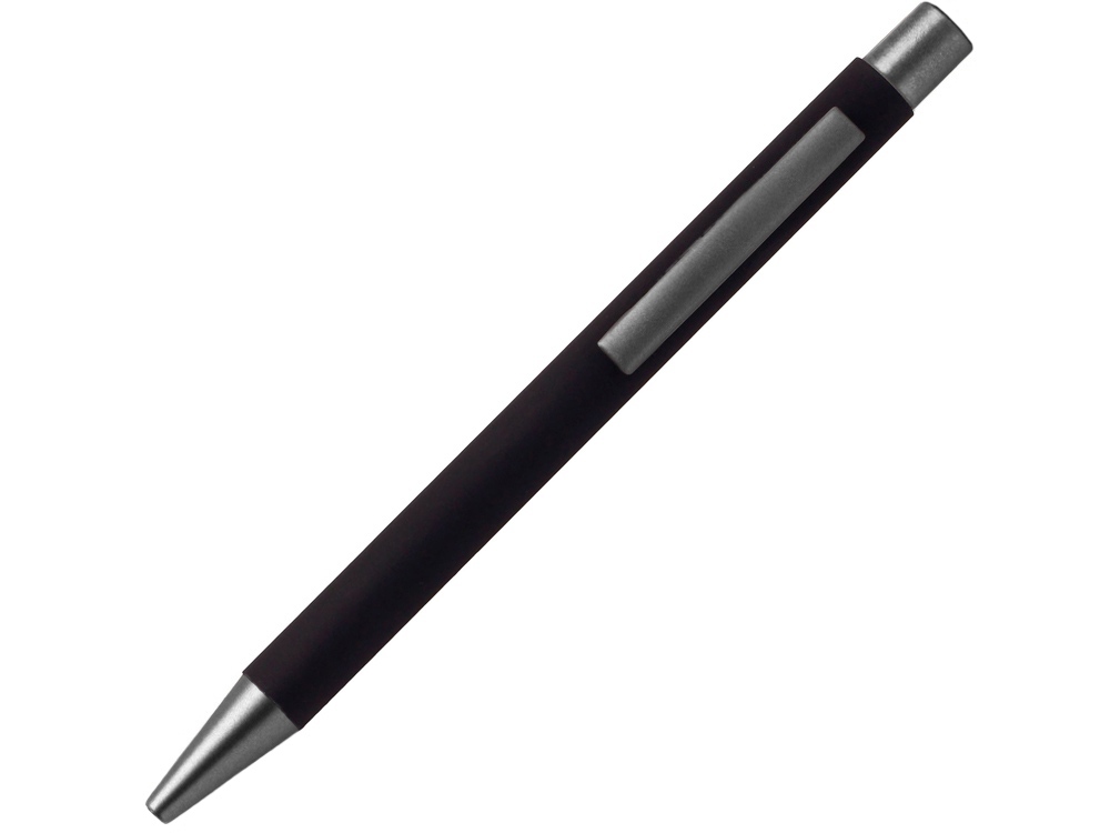 Ручка металлическая шариковая FAMILY MARSEL, soft touch (Чёрный)