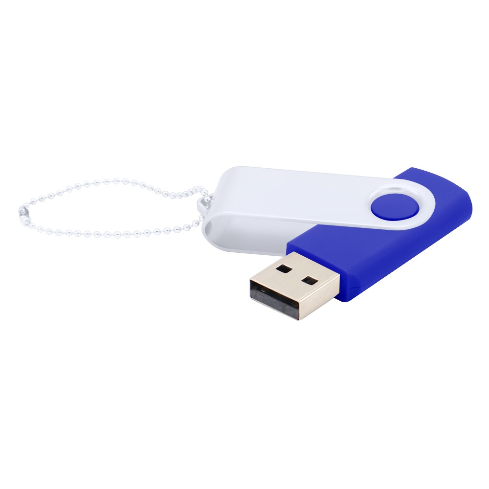 Флешка Designer To Go 2.0 USB 16Gb, синий/белый Флешка Designer To Go 2.0 USB 16Gb, синий/белый