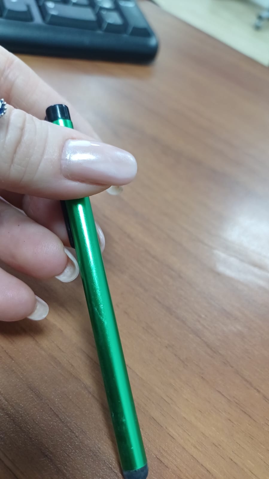 Стилус металлический Touch Smart Phone Tablet PC Universal, зеленый (Р)