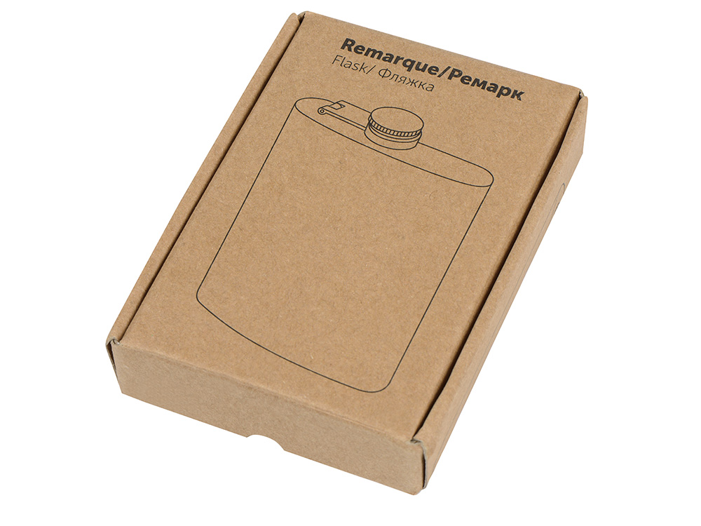 Фляжка 240 мл Remarque soft touch, 304 сталь, бежевый