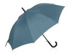 Зонт-трость Reviver с куполом из переработанного пластика, антрацит Зонт-трость Reviver с куполом из переработанного пластика, антрацит