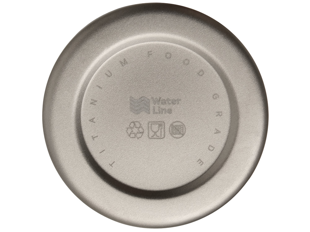 Бутылка для воды из титана Titan, 750ml, темно-серый