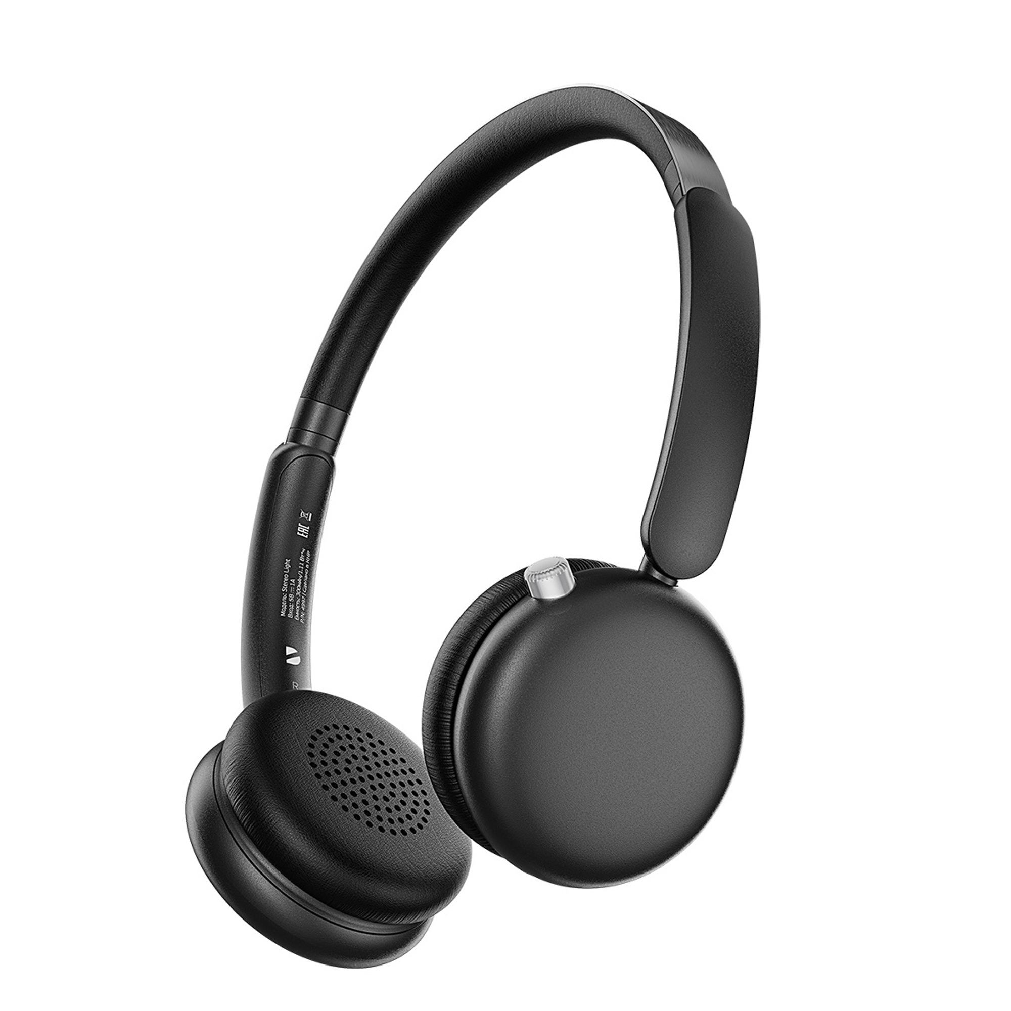 Беспроводные накладные наушники Stereo Light, BT 5.4, 300 мАч, черный, Deppa