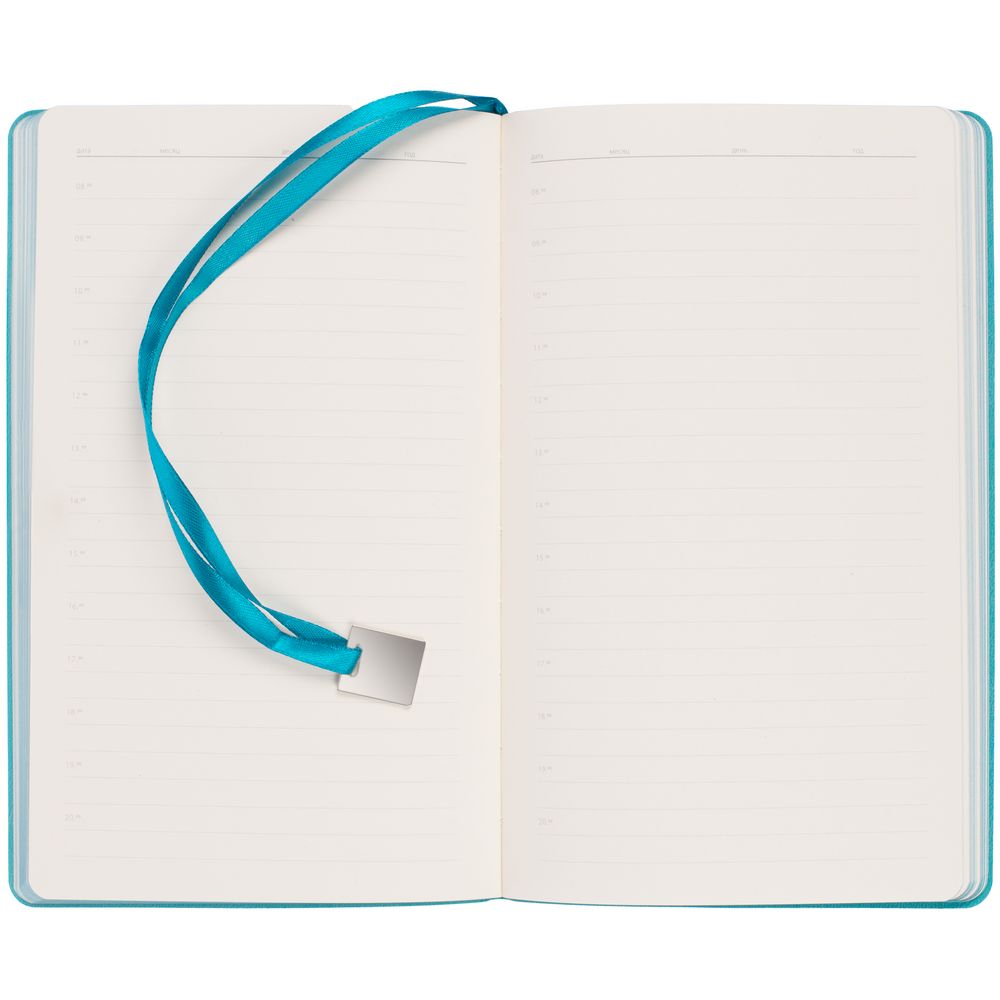 Ежедневник Shall Light, недатированный, бирюзовый Ежедневник Shall Light, недатированный, бирюзовый