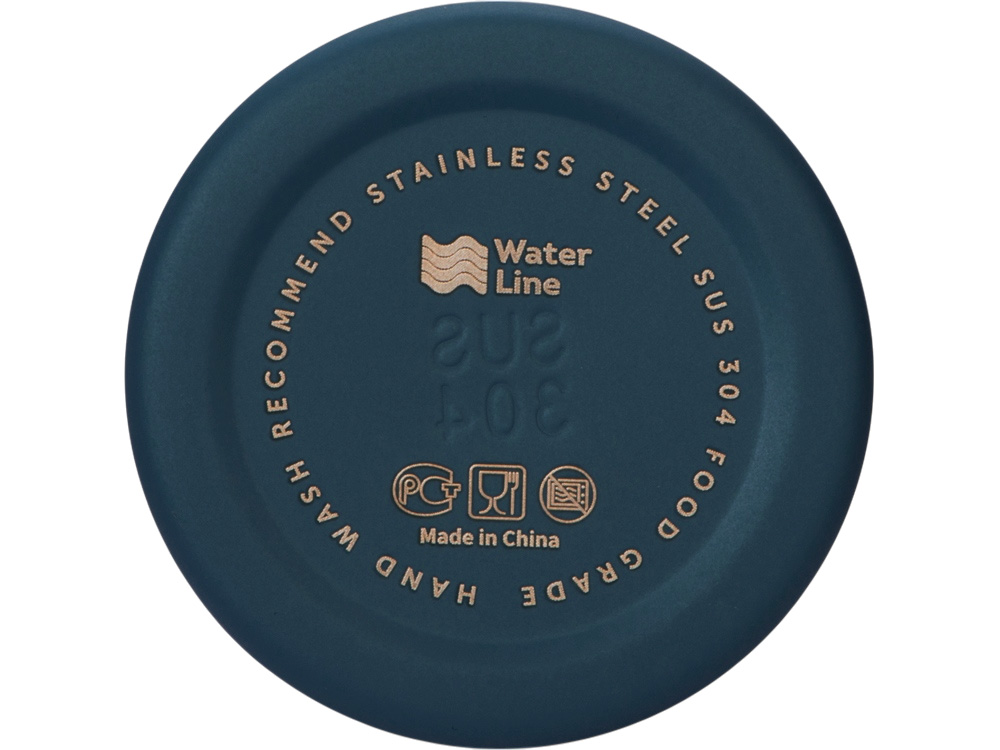 Стальная бутылка Rely, 650 мл, NEW темно-синий 295C матовый