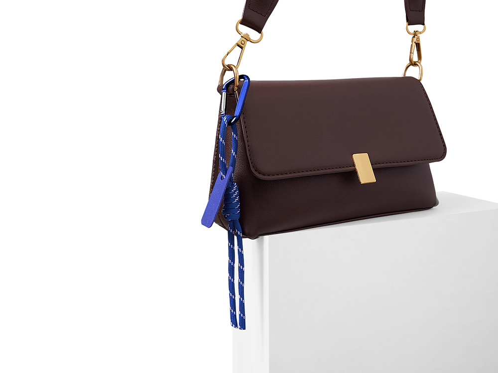 Брелок-веревочка на карабине Trinket, синий