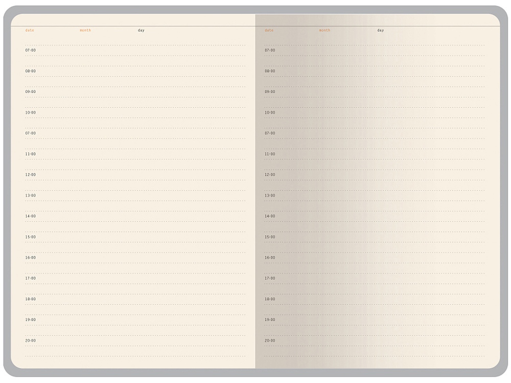 Ежедневник недатированный А5 Bosforo, оранжевый