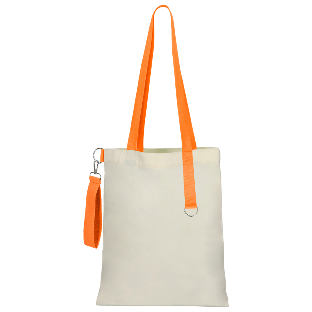 Сумка для покупок White GLOW 325 г/м² с ремувкой, оранжевая/оранжевая Сумка для покупок White GLOW 325 г/м² с ремувкой, оранжевая/оранжевая