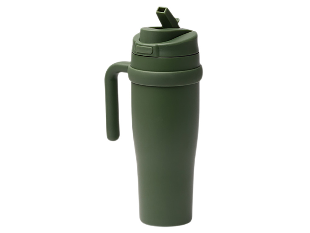 Термокружка KALAM/КАЛАМ с двойными стенками, темно-зеленый