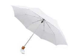 Зонт складной Oliviero, механический 21,5, белый