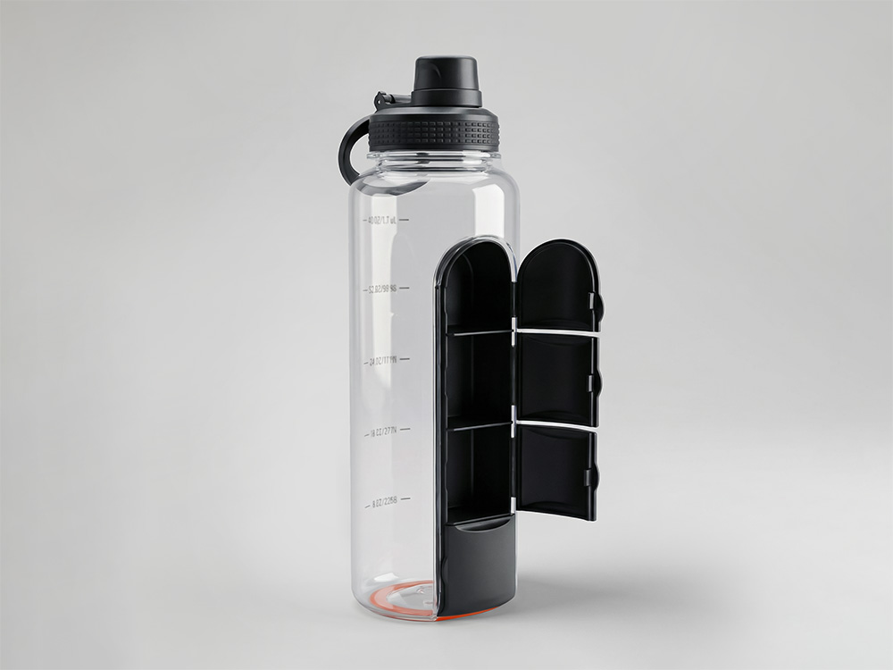 Бутылка для воды Electrolyte, черный