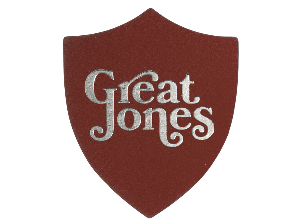 ПАТЧ ЩИТ nubuk (коричневый ) 6,6 х 5,5 см