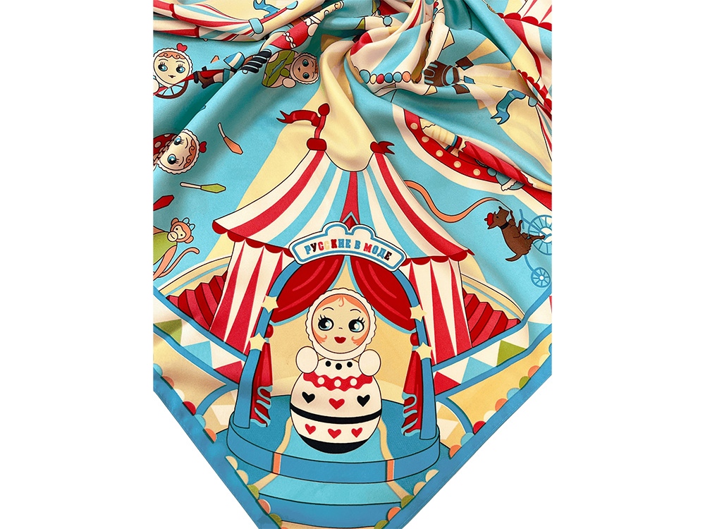 Платок Русская неваляшка. Праздник Платок Русская неваляшка. Праздник